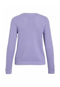 VILA VIDALO O-NECK - Stickad tröja - violet tulip