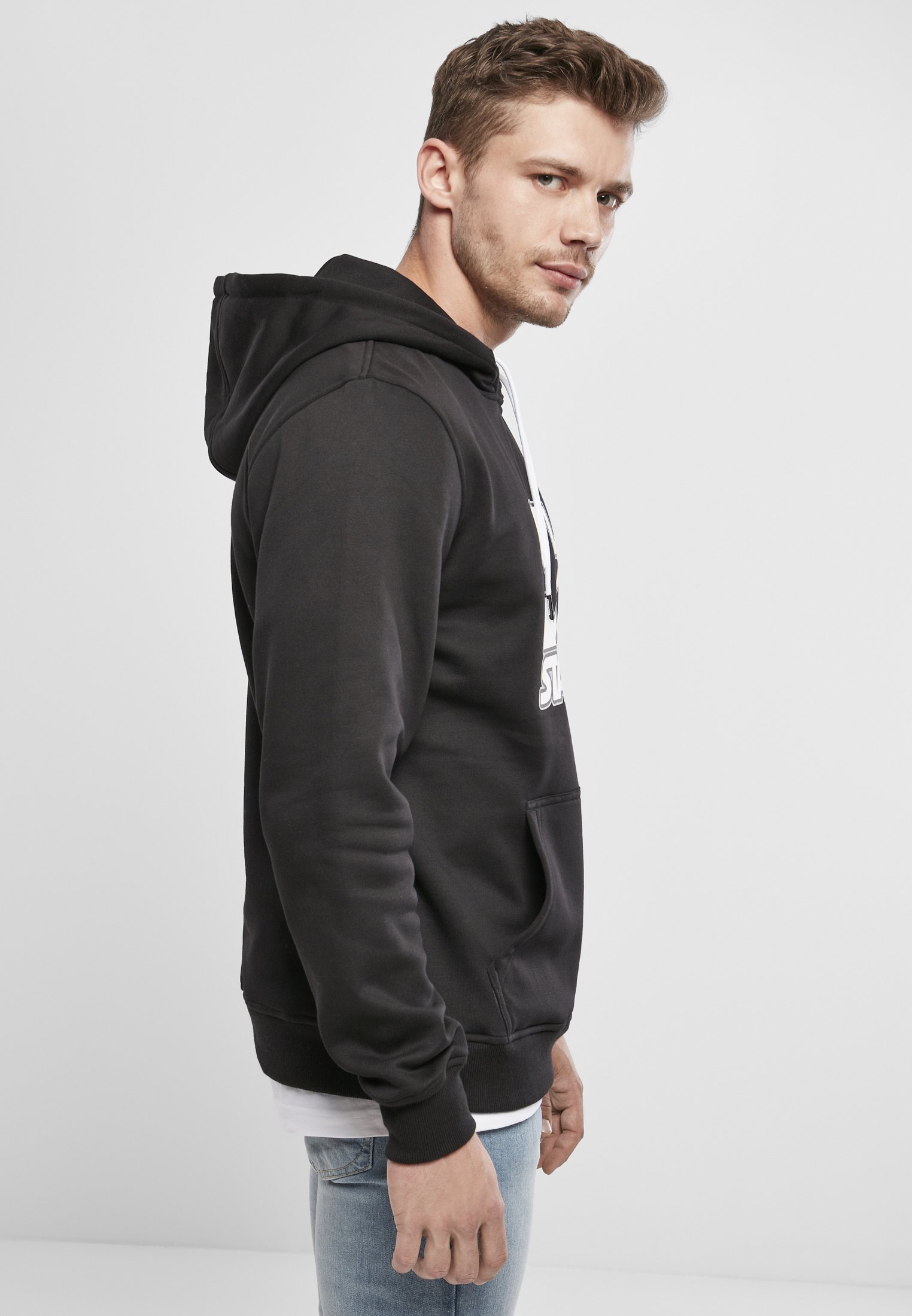 Felpa Con Cappuccio Starter Black Label – Grigio, Uomo, Modello ST071