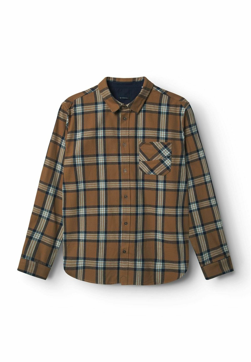 Gabba NEW YORK PKT CHECK - Camisa - brown check/marrón - Zalando.es