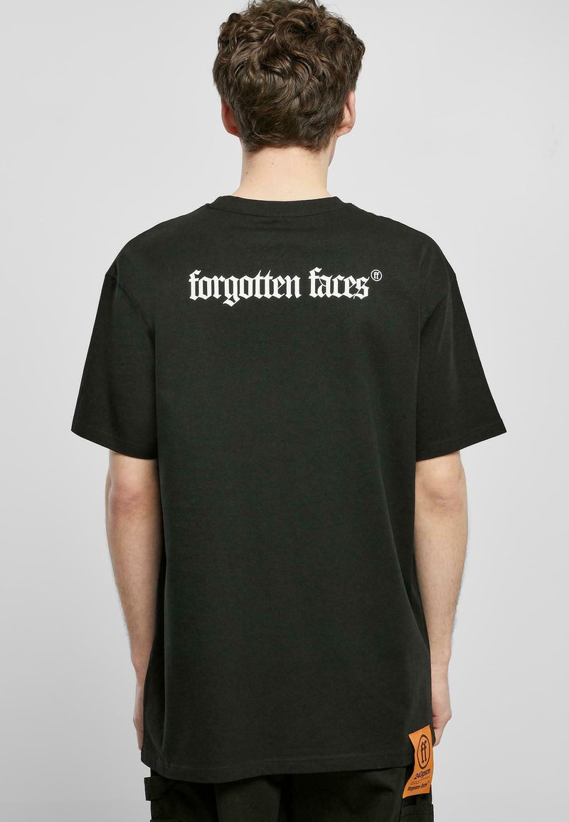 Forgotten Faces UNISEX CAMOUFLAGE HEAVY - Marškinėliai su spaudiniu - black