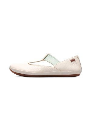 RIGHT - Ankle strap ballet pumps - beige