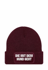 Unselected, bordeauxrot