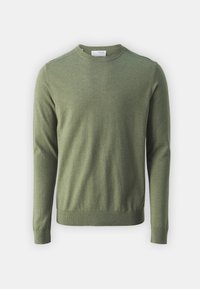 SLHBERG CREW NECK - Trui - kalamata