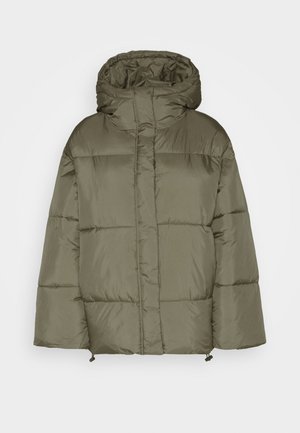 Monki Téli kabát - khaki green
