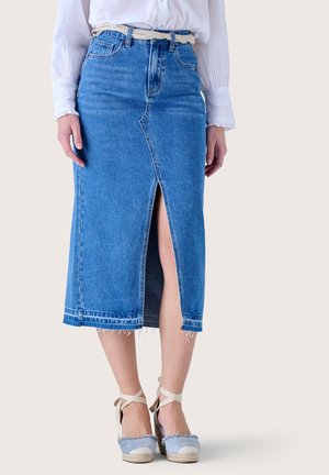 Camomilla Italia GILROY - Fustă denim - blue