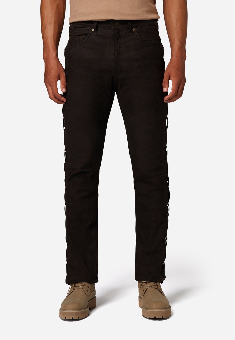 Ricano Leren broek - braun