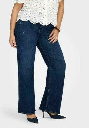 MIT CARWILLY - Wide Leg - medium blue denim