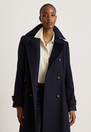 Lauren Ralph Lauren, DOUBLE-BREASTED WOOL-BLEND TWILL COAT - Κλασικό παλτό - regal navy