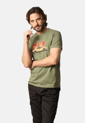 Deeluxe Original FLORIDE - T-shirt imprimé - khaki