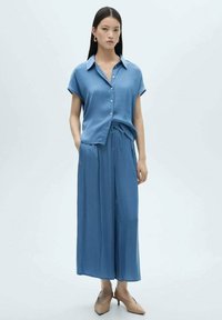 Mango Button-down blouse - dark blue