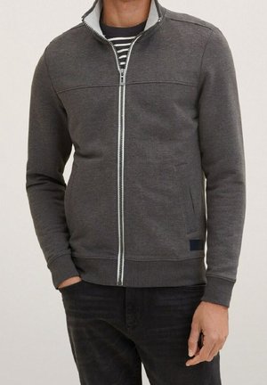 Tröja med dragkedja - dark grey