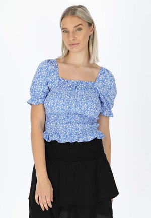 MIAMI SMOCK W - Bluse - blue flower