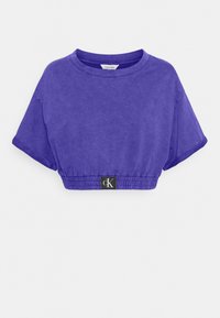 Calvin Klein Swimwear CROPPED  - Camicia da notte - wild bluebell