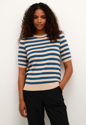 MILO  - Print T-shirt - smoke gray legion blue stripe