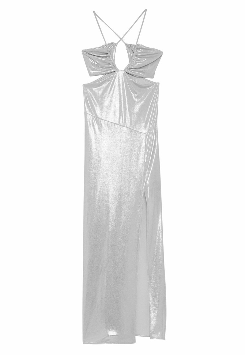 PATRIZIA PEPE Jerseyjurk zilverkleurig PATRIZIA PEPE Jerseyjurk zilverkleurig