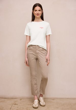 Street One Studio, BASIC T-SHIRT MIT DETAILPRINT - T-shirts print - off white
