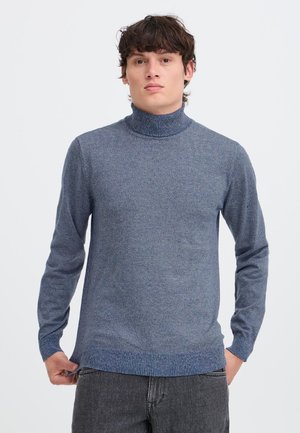 Blend, BHBRUTON FINE KNIT V-NECK - Striktrøje - dress blues