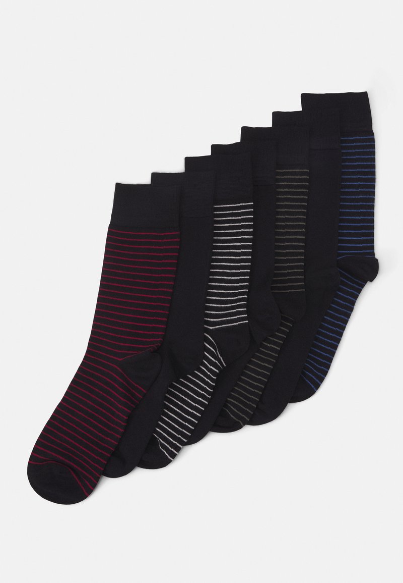 JBS SOCKS PAIRS BOX 7 PACK - Strumpor - black/ grey