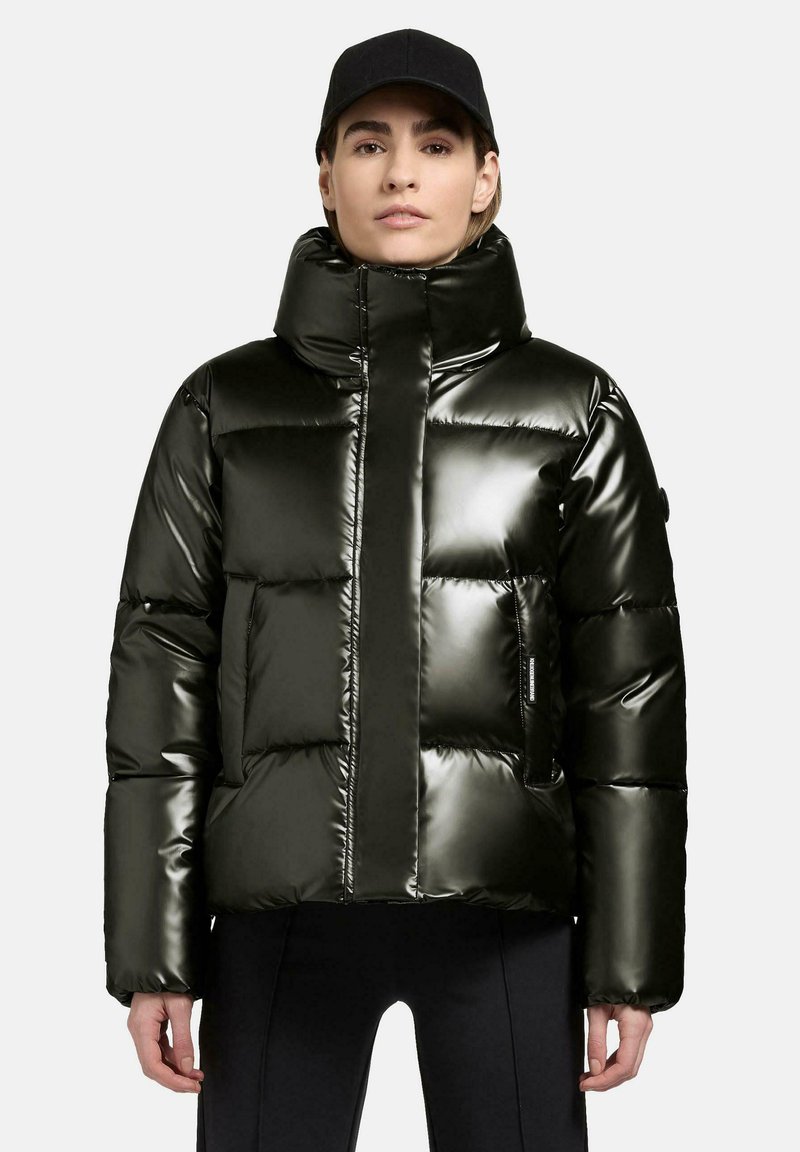 khujo RINJA SHINY - Zimska jakna - dark green