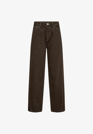 Levete Room, LR-KOSA 23 - Straight leg jeans - - fondue fudge