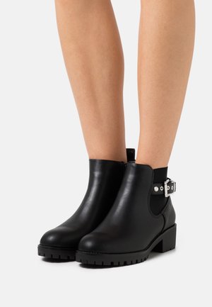 Anna Field, Bottines de cowboy / motard - black