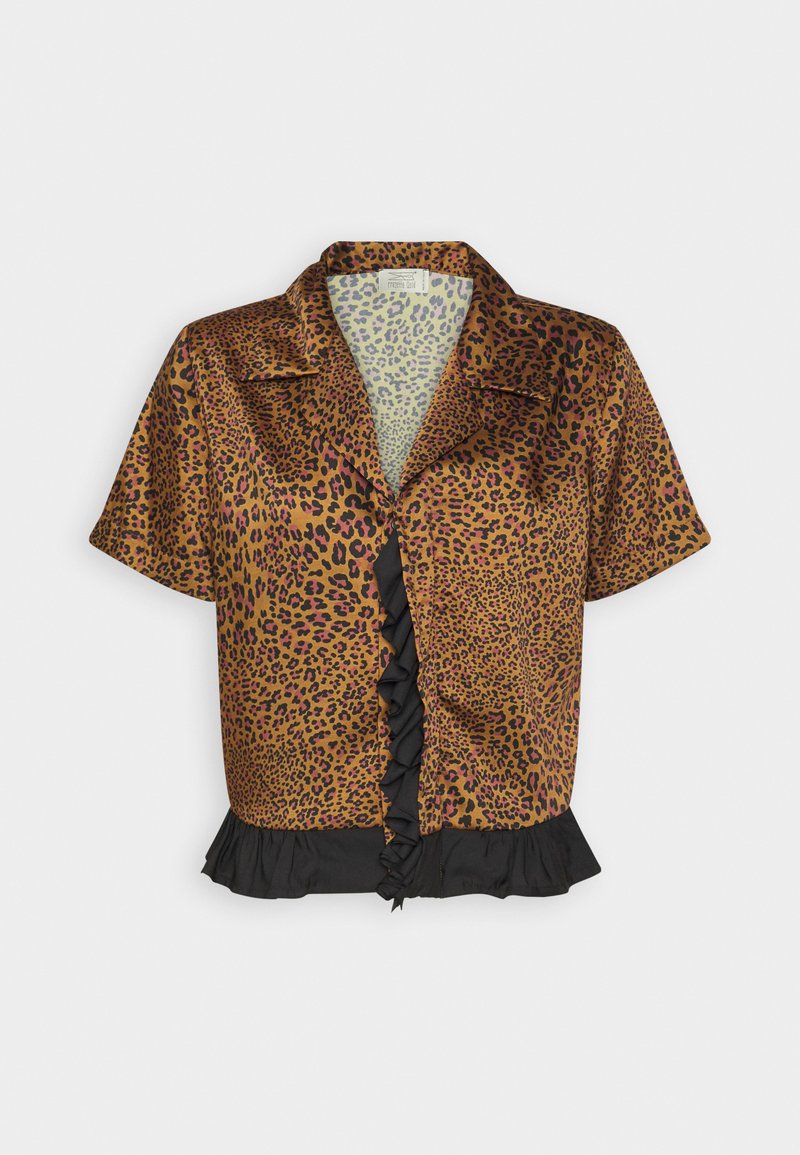 Progetto Quid Overhemdblouse lichtbruin