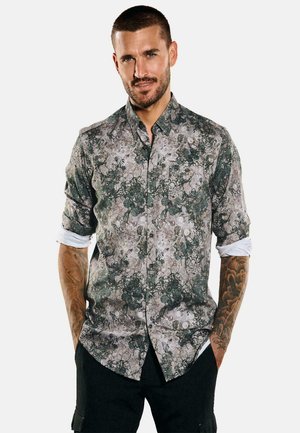 LANGARM-GEMUSTERT - Shirt - braunbeige