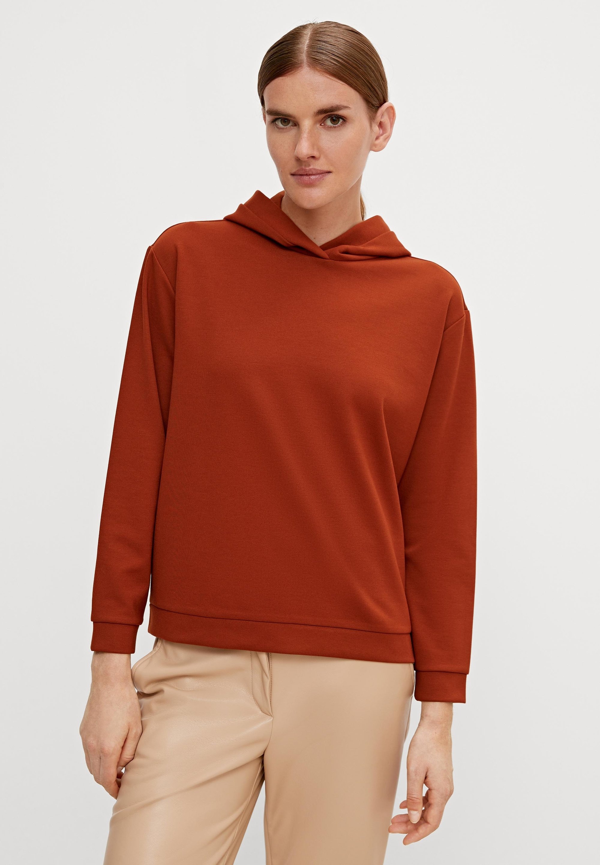 comma Hoodie - dark orange/orange - Zalando.de