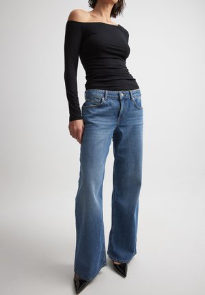 Wide Leg - mid blue