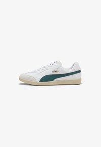 Unselected, white-emerald ice-sugared almond