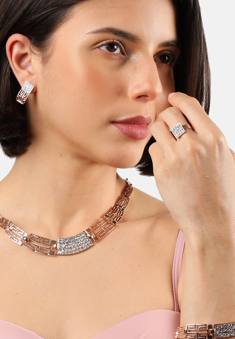 Set Regalo Perle Set Collana E Orecchini Con Perle Di Conchiglia Nera 10 Mm, Placcati Argento, Lunghezza 18 Pollici - Handmade Shell Helix Ultra - Foto 5