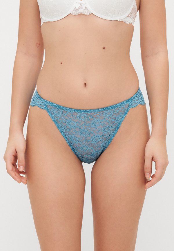 AMOURETTE HIGHLEG - Briefs - quiet turquoise