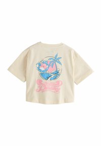 Next T-shirt con stampa - ecru