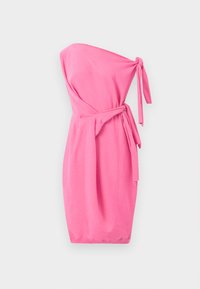 KNOTSKNITTED DRESS - Gebreide jurk - fuxia