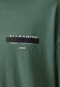 AllSaints REDACT CREW - Camiseta estampada - green