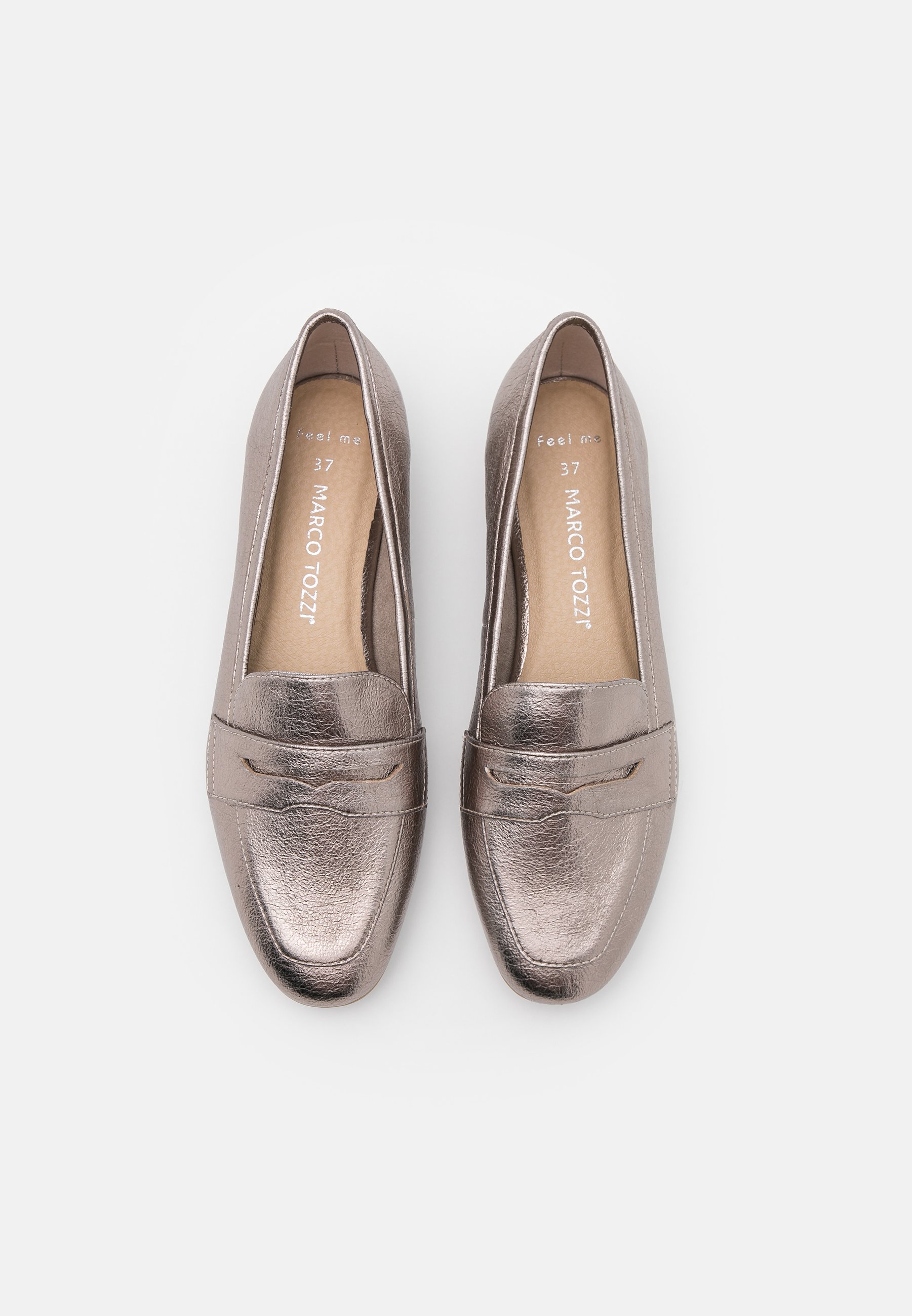 Marco Tozzi Instappers - pewter/gunmetal - Zalando.be