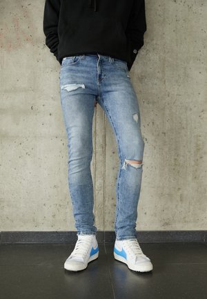 Vaqueros pitillo - light-blue denim