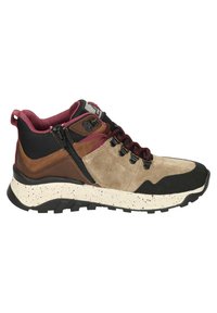 Rieker Sport Bottines à lacets - black fango kastanie peanut