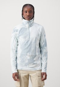 Columbia GLACIAL™ PRINT 1/2 ZIP - Felpa in pile - crushed blue snowflight