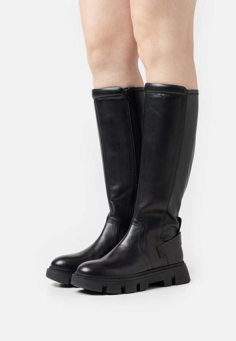 Geox VILDE Platform boots black Zalando.ie