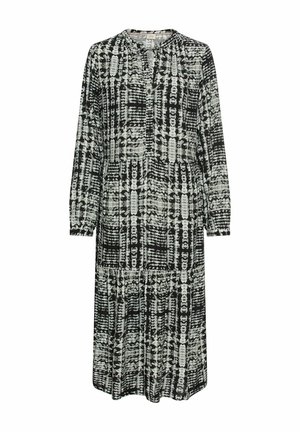 LANGARM - Blusenkleid - caviar aop