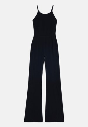 Nike Performance ZENVY WOMENS DRI FIT FULL LENGTH FLARED BODYSUIT - Mono deportivo - black/(pcg6c)
