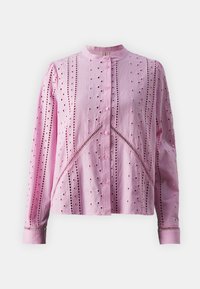 ONLBESSY EMBROIDERY - Button-down blouse - begonia pink
