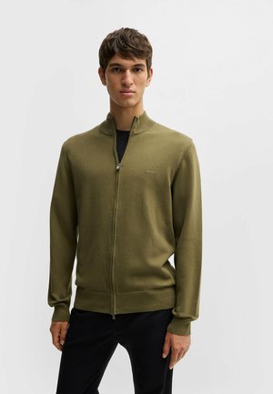 BOSS Cardigan - khaki eight