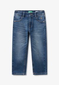 United Colors of Benetton WITH DRAWSTRING - Jean droit - blue/bleu United Colors of Benetton WITH DRAWSTRING - Jean droit - blue/bleu