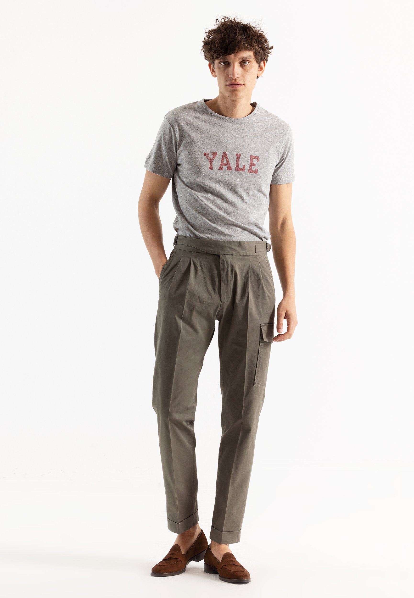 PuroEgo Pantalones cargo - verde oliva/verde - Zalando.es