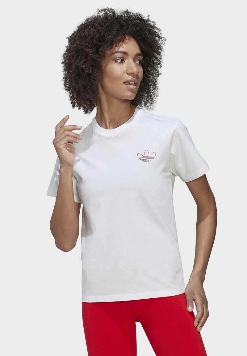 t shirt adidas femme blanc
