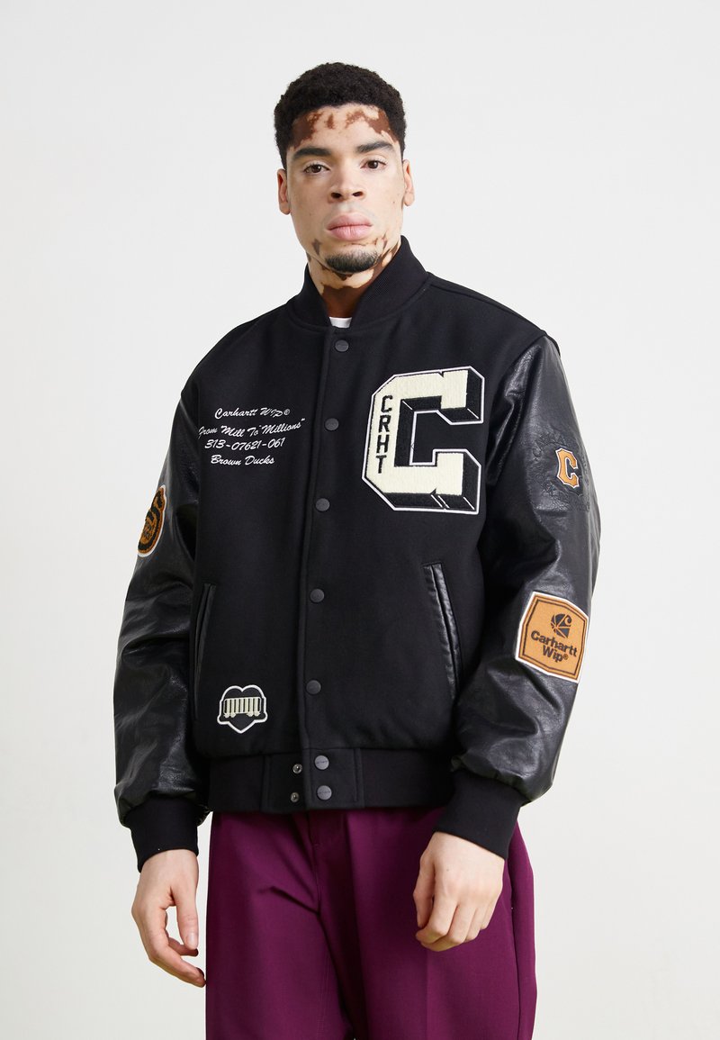 Carhartt WIP - BROWN DUCKS BOMBER - Bomber Jacket - black, Enlarge