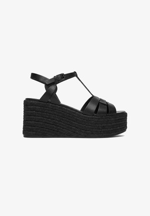 BADURA, BADURA WOMEN'S ESPADRILLES BLACK - Espadrillid - black