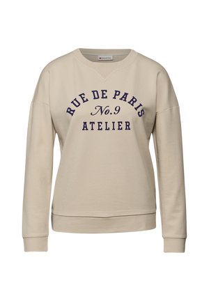 MIT WORDING - Sweatshirt - beige